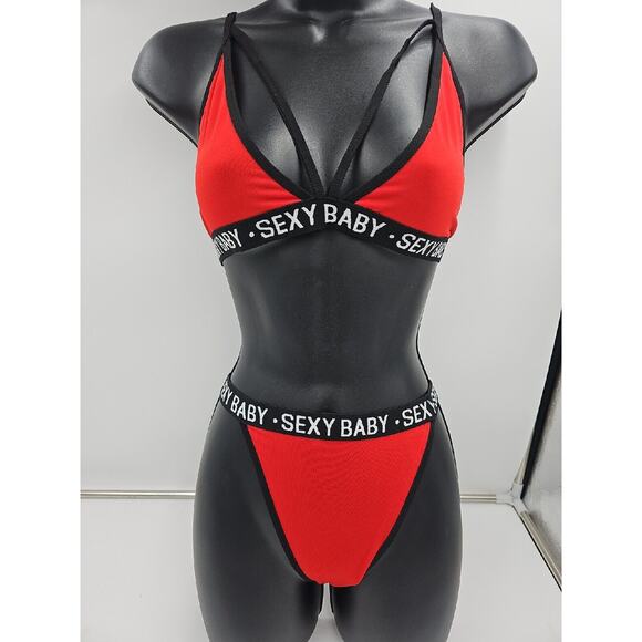 Sexy Baby Bra Sets lingerie Swim G String 6 Sets 6 Colors size XXXL - Picture 6 of 8